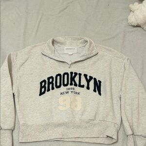 Aeropostale Gray Brooklyn Cowl Neck Sweater